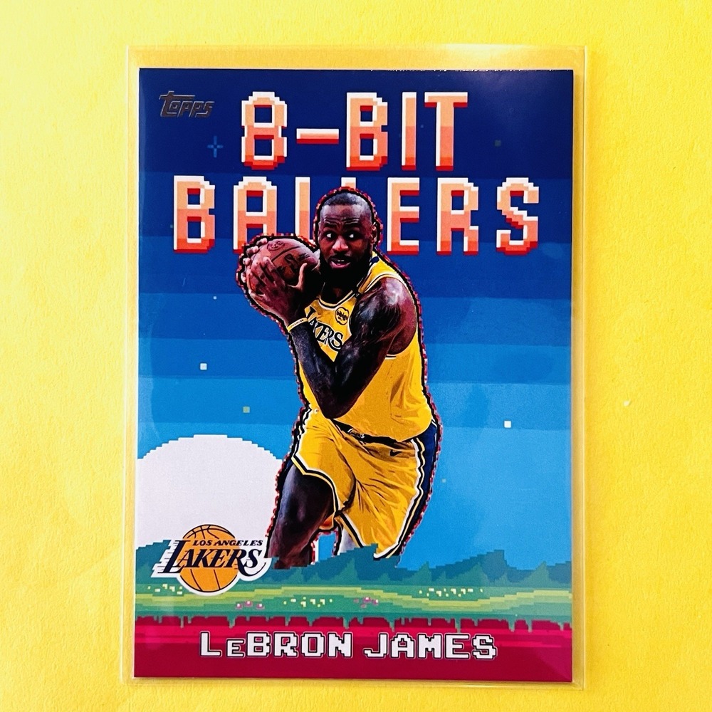2025-26 Topps Flagship LeBron James 8-Bit‎ Ballers #8B-19 - Los Angeles Lakers